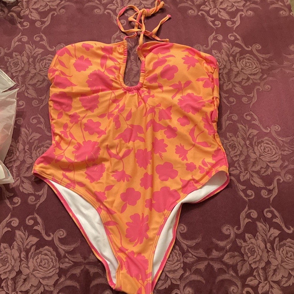 Floral One Piece swim suite